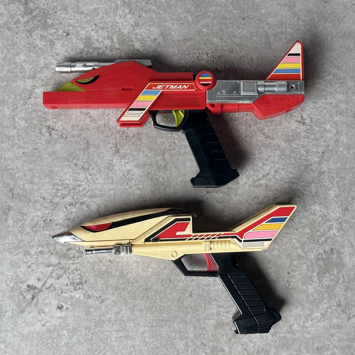 当時物 鳥人戦隊ジェットマン ビークスマッシャー バードブラスター 部品取り ジャンク / ヴィンテージ 絶版 玩具 戦隊 おもちゃ 武器
