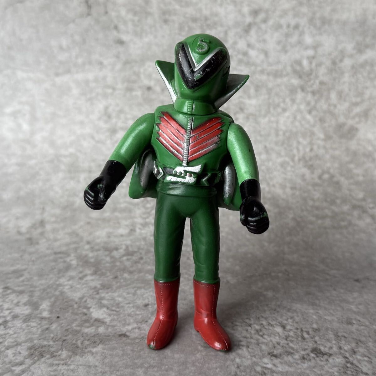 当時物 ポピー 秘密戦隊ゴレンジャー ミドリレンジャー ソフビ / 絶版 玩具 フィギュア 昭和 ヴィンテージ 戦隊 ヒーロー 特撮 おもちゃ