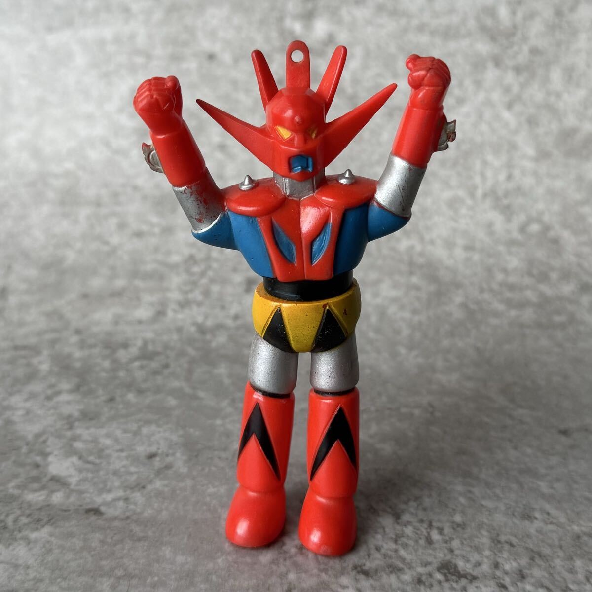当時物 ポピー ゲッターロボG ゲッタードラゴン ソフビ ペンダントソフビ / 絶版 玩具 おもちゃ ミニソフビ ロボット ネックレス 