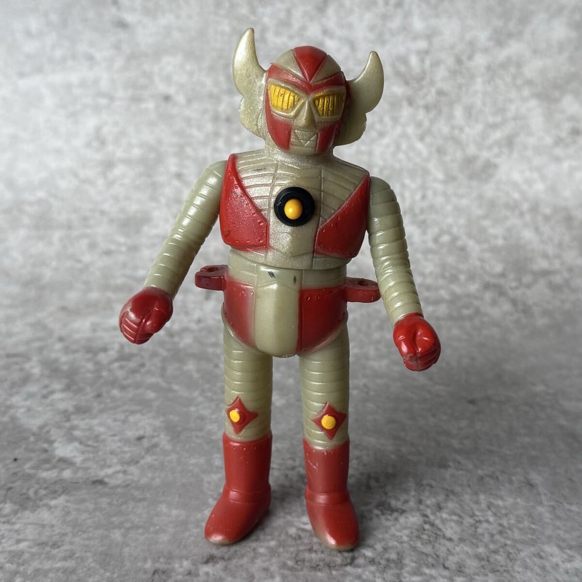 当時物 ブルマァク 電人ザボーガー ソフビ ミサイル / 絶版 玩具 ミニソフビ ミドルサイズ ビンテージ 昭和 昔 古い おもちゃ 特撮 