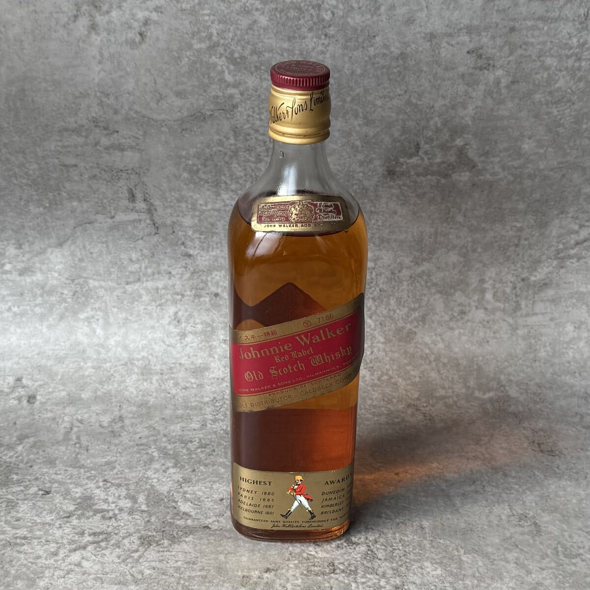 当時物 Johnnie Walker レッドラベル Red Label ジョニーウォーカー ウイスキー / 赤ラベル 古酒 スコッチ whisky 特級 未開封 未開栓