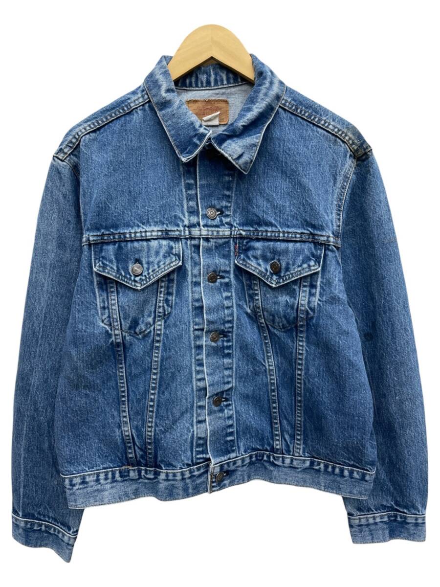 Levi’s (リーバイス) デニムジャケット Gジャン 4th USA製 均等V 刻印52 70S 80S 古着 ビンテージ 70505-0217 46 ブルー メンズ/045