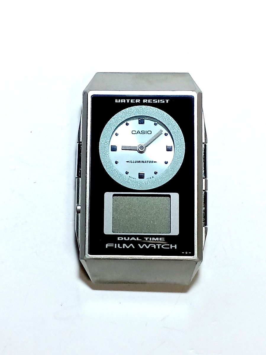 【希少】CASIO カシオ フィルムウォッチ PELA ペラ FS-05 デジアナ 腕時計 ヴィンテージ アンティーク