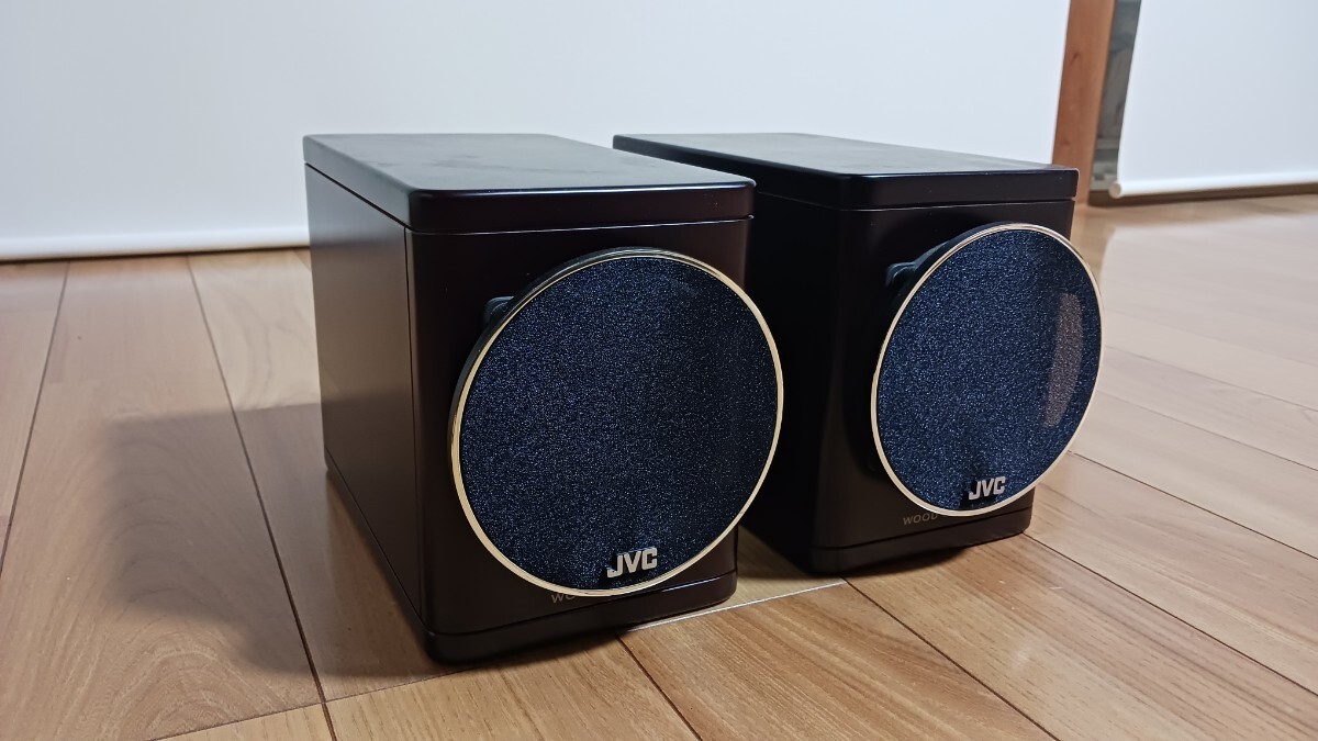 極上品 ビクター JVC SP-EXHR5 ウッドコーン スピーカー ペア
