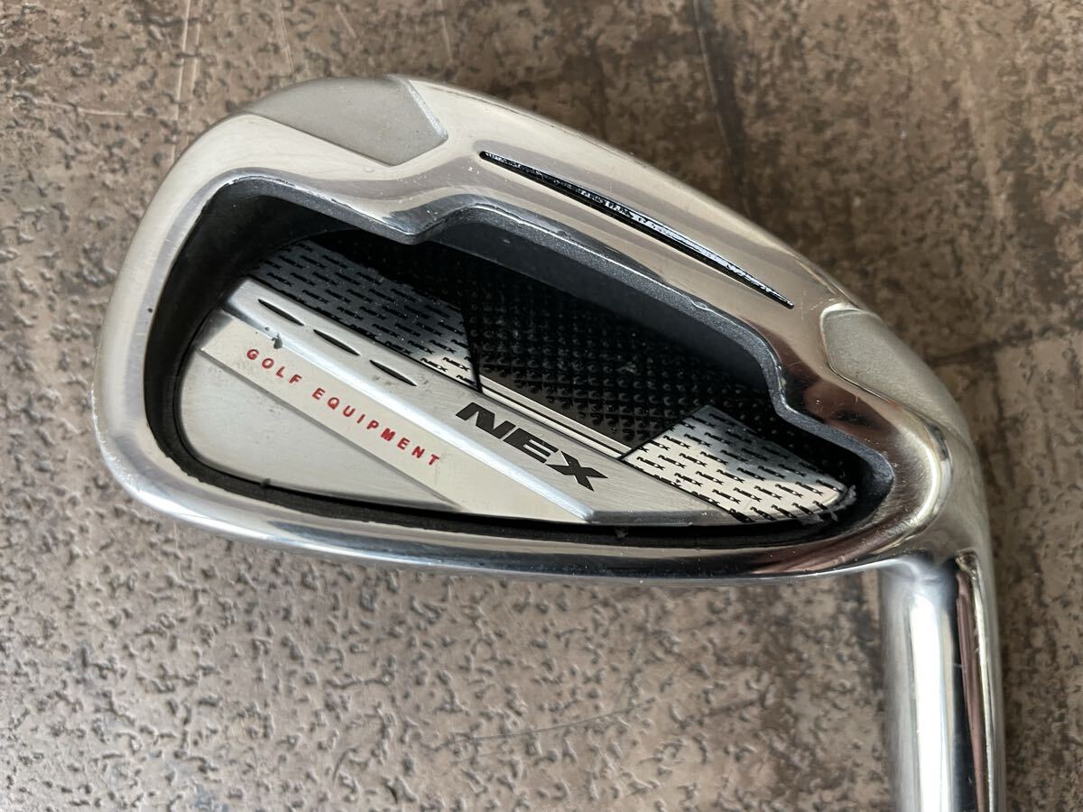 1円 良品 NEX ネクス 7番 アイアン 7I 単品 SフレックスS 右 メンズ ゴルフパートナー初 ネックス GOLF EQUIPMENT バラ1本 右利き