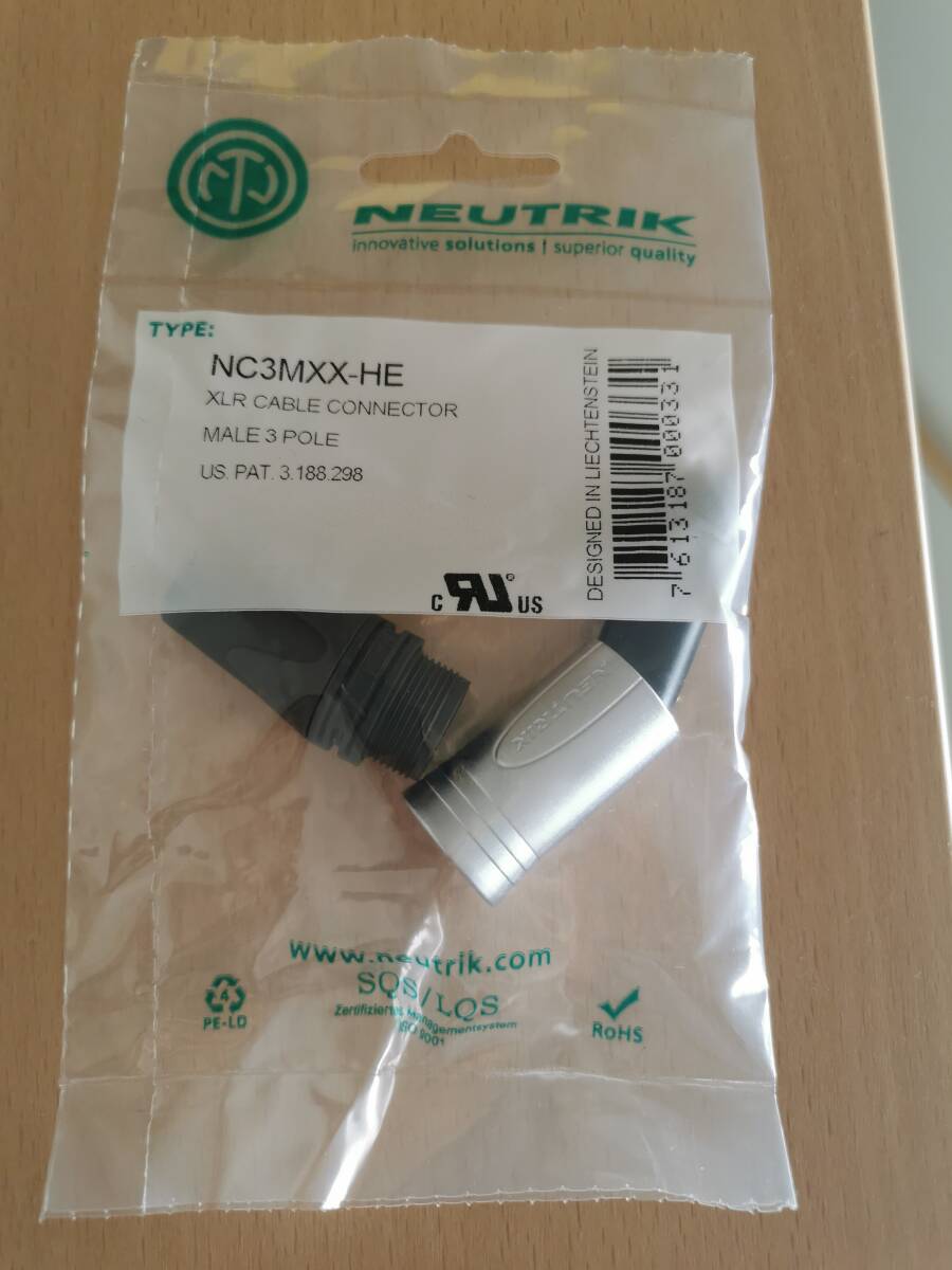 Neutrik NC3MXX-HE ベリクロームメッキ 