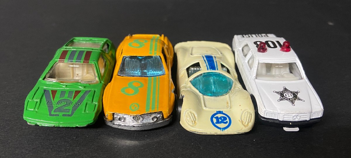 4台セット　ミニカー　スポーツカー　パトカー