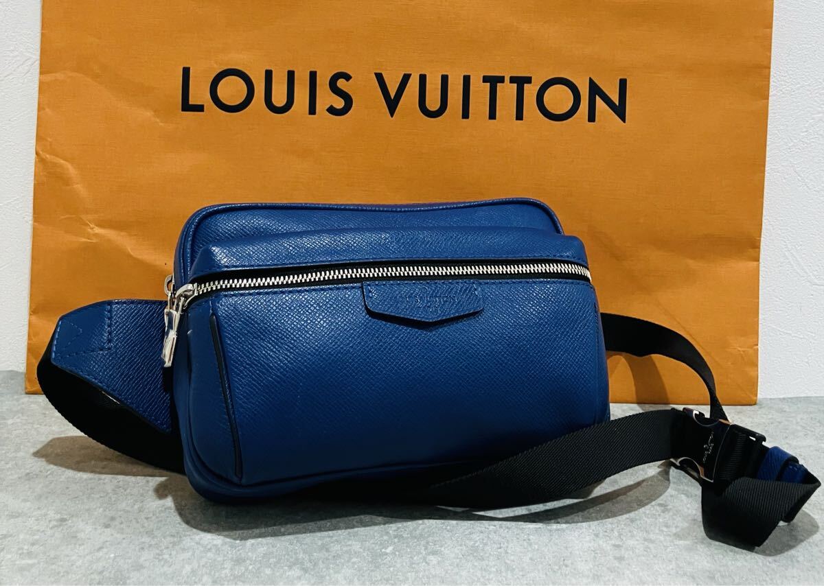 LOUIS VUITTON 新品同様 レザー ショルダー バッグ ルイ・ヴィトン 大人気 ボディ バック