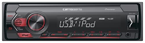 単品 Pioneer カーオーディオ MVH-3600 1D メカレス USB iPod iPhone AUX カロッツェリア