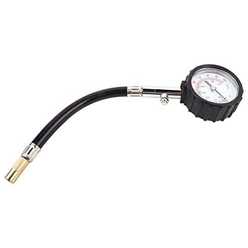 タイヤ圧ゲージ エアゲージ 空気圧計測器 0〜100 psi 0-7kg/cm 使いやすい 汎用 自動車用