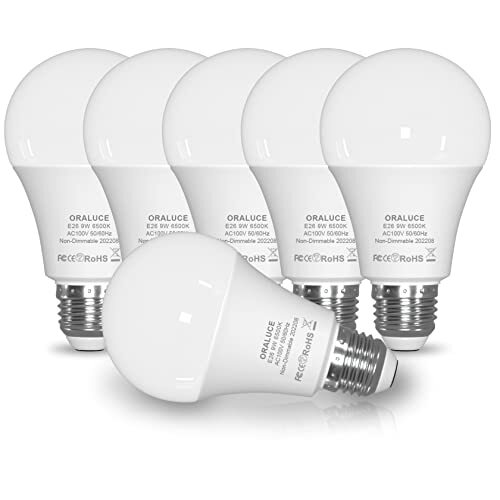 昼光色 9W ORALUCE LED電球 E26口金 60W形相当 9W 900lm 6500K 昼光色 高輝度 広配光タイプ 高