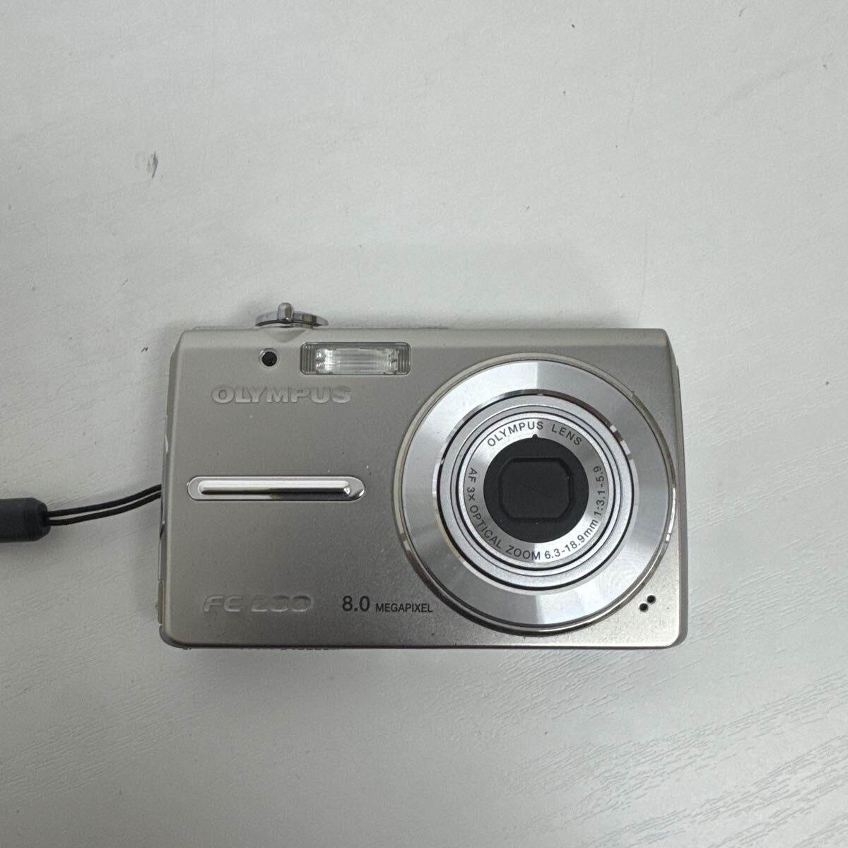 ●売り切り OLYMPUS FE-280 シルバー デジタルカメラ 800万画素 オリンパス #デジカメ #コンデジ #OLYMPUS #オリンパス　現状品