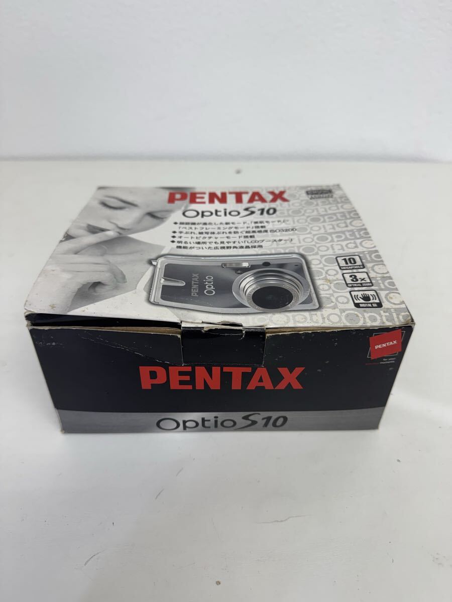 ●売り切り PENTAX Optio S10 シルバー デジタルカメラ 本体 箱・付属品あり ペンタックス オプティオ #デジカメ #コンデジ #PENTAX 現状品