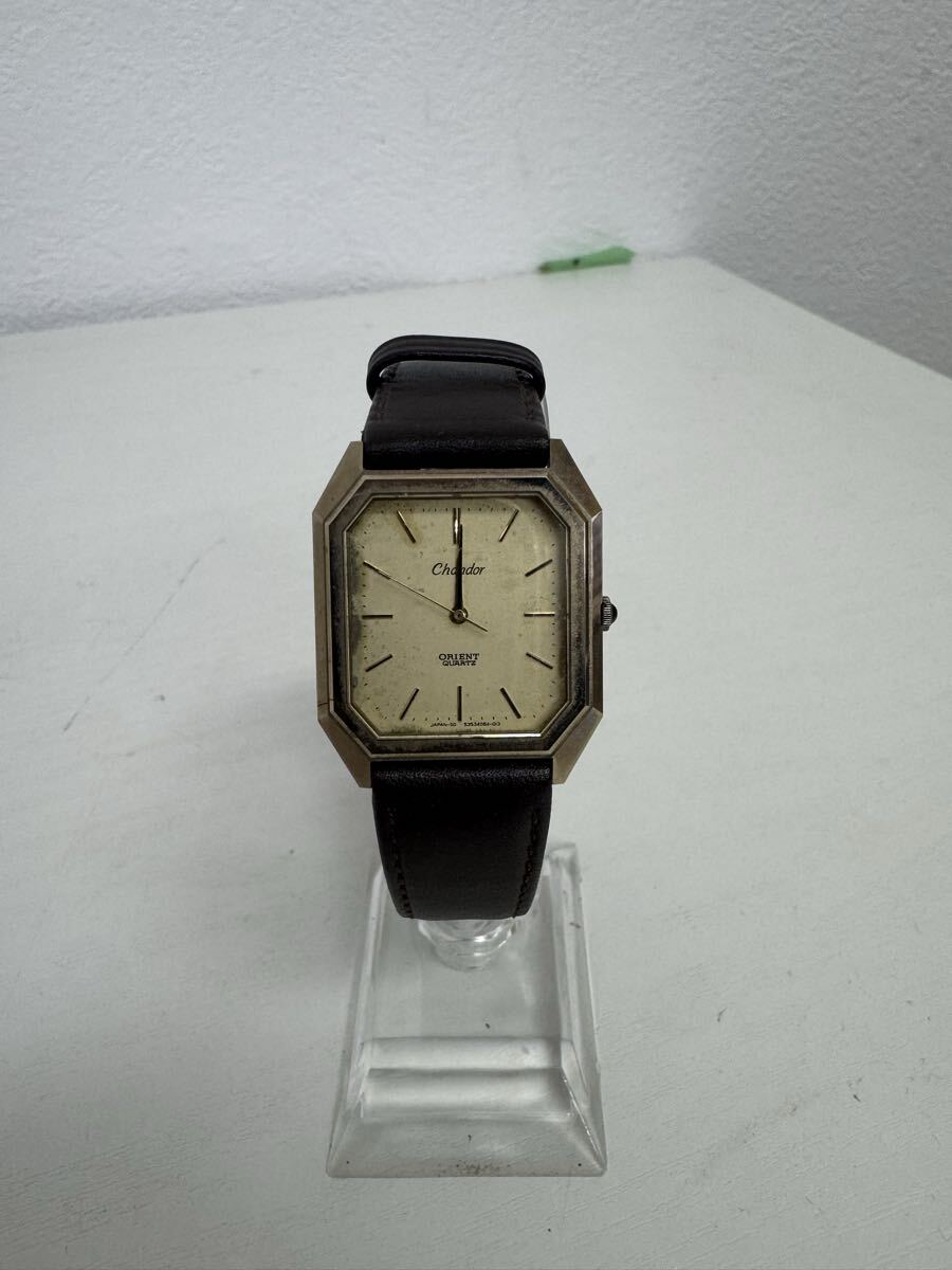 ●売り切り ORIENT Chandor クォーツ 腕時計 オリエント シャンドール I535408-40 #ORIENT #オリエント #腕時計 #アンティーク　現状品