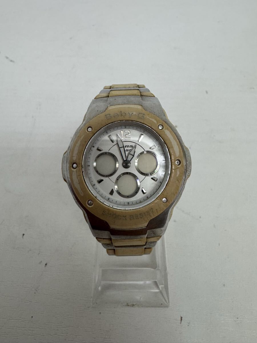●売り切り CASIO Baby-G G-ms MSG-300C 5001 カシオ ジーミズ デジアナ クォーツ レディース 腕時計 #CASIO #カシオ #BabyG 現状品