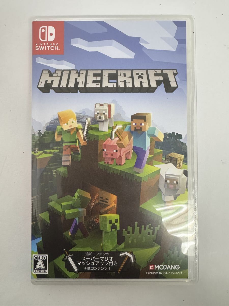 ●売り切り　マインクラフト Switch ソフト【スーパーマリオ マッシュアップ付】Minecraft ニンテンドースイッチ パッケージ版　現状品