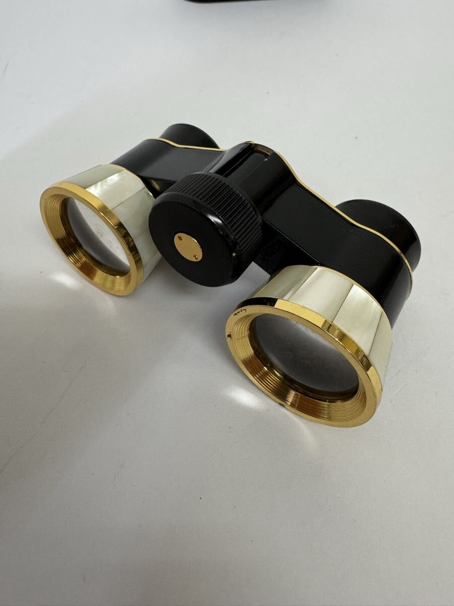 ●売り切り カートン Cartonオペラグラス 3×25 双眼鏡 3倍 レトロ アンティーク ケース付 舞台鑑賞 J-B208 #双眼鏡 #オペラグラス 現状品