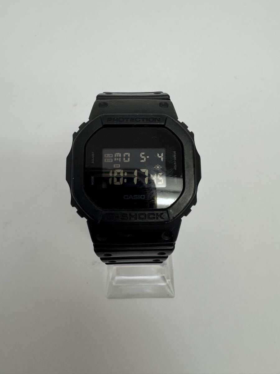 ●売り切り【オールブラック】G-SHOCK DW-5600BB ソリッドカラーズ マットブラック 黒 ジーショック 腕時計 CASIO スピードモデル　現状品