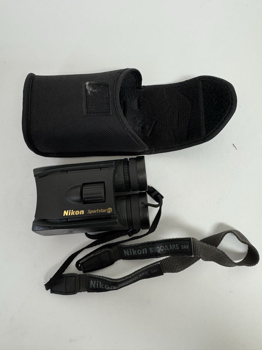 ●売り切り Nikon ニコン 双眼鏡 Sportstar EX 10x25 6.5° WF 防水ブラック ケース・キャップ付き スポーツ観戦 ライブ アウトドア 現状品