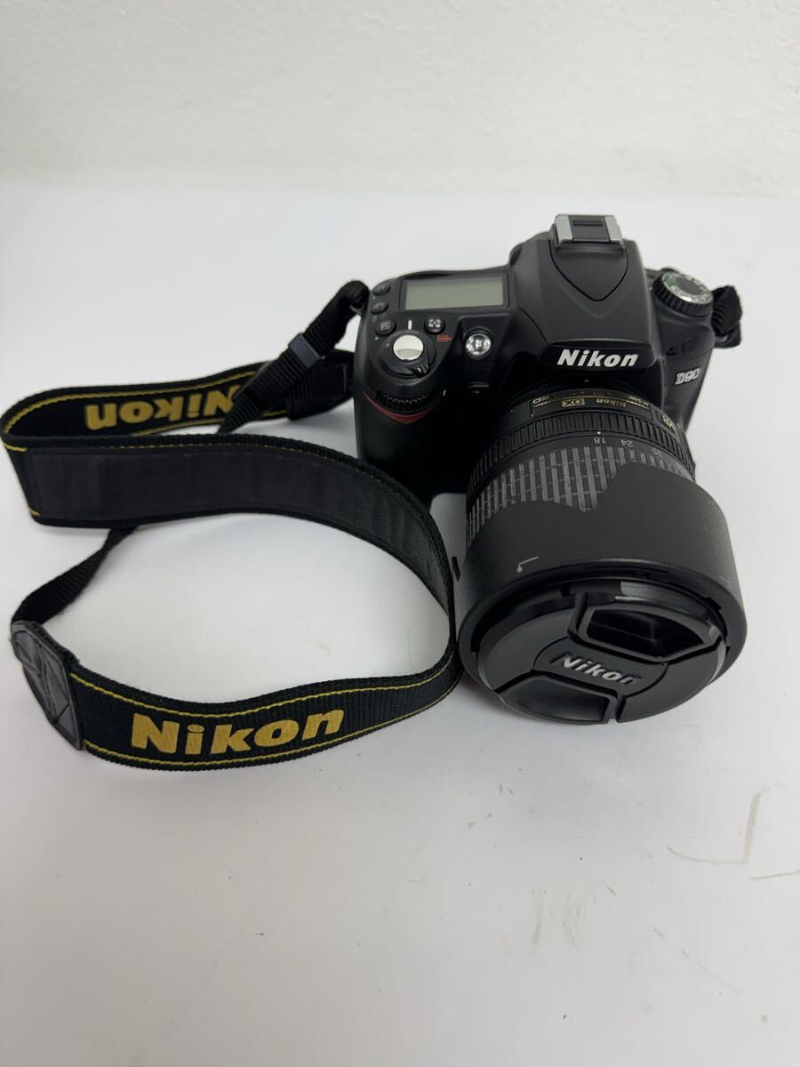 ●売り切り【手ブレ補正付き】Nikon ニコン D90 + AF-S DX 18-105mm f3.5-5.6G ED VR 高倍率ズームレンズセット 一眼レフカメラ　現状品