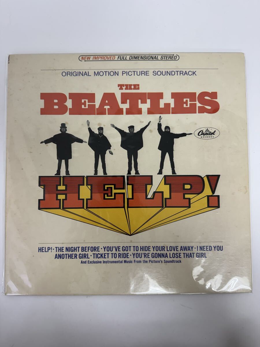 ●売り切り　The Beatles ビートルズ HELP! ヘルプ US盤 LPレコード Appleレーベル Capitol キャピトル盤 映画サントラ　現状品