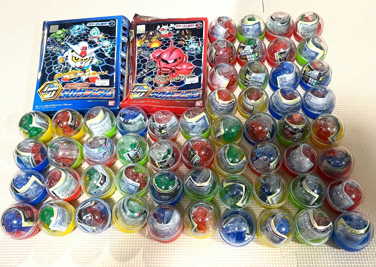 バンダイ BANDAI SDガンダム ガチャポンデュエル ザク ガンダム ジオング グフ など フェギュア ガチャポン スターター 大量まとめ