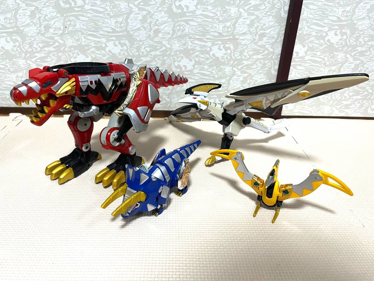 【現状品】バンダイ 爆竜戦隊アバレンジャー 爆竜合体 DXアバレンオー DX超合金 おもちゃ まとめセット 一部欠品