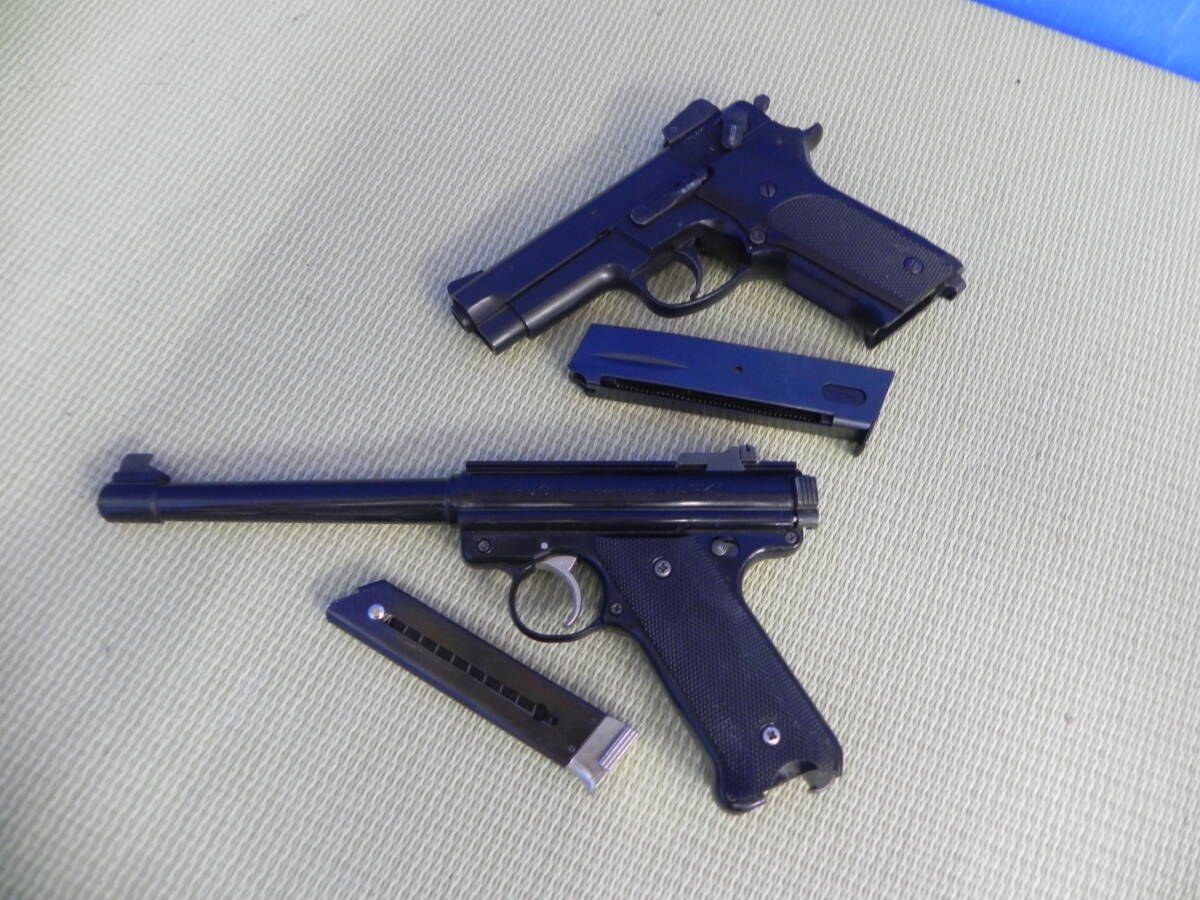 ２B888★（SMITH＆WESSON MODEL 495 ガスガン)(RUGER MARKI　エアガン ）２丁　ジャンク品　 店頭手渡しOK★2605