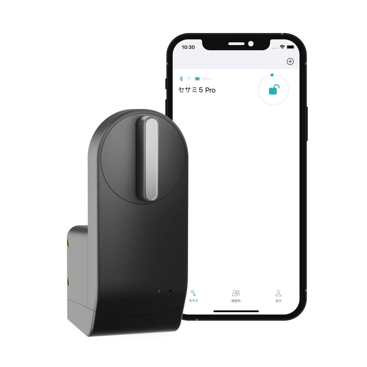 キャンディハウス(Candy House) セサミ5 Pro スマートロック ブラック 後付け型 ブラシレスモーター搭載 　r.h