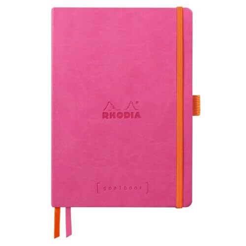 Rhodia ロディア ノート ロディアラマ ゴールブック A5 ドット方眼罫 240ページ イタリア製合皮カバーフューシャr.h