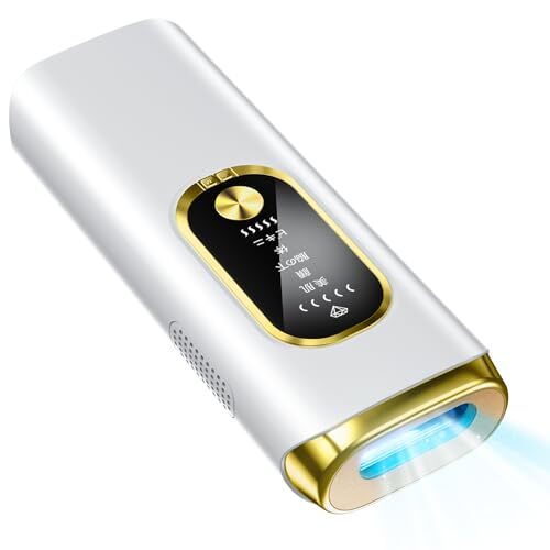 脱毛器 VIO対応 【HIPL・サファイア冷却技術でほぼ無痛】 光脱毛器 メンズ レディース 髭 最大出力21J 照射回数無r.h