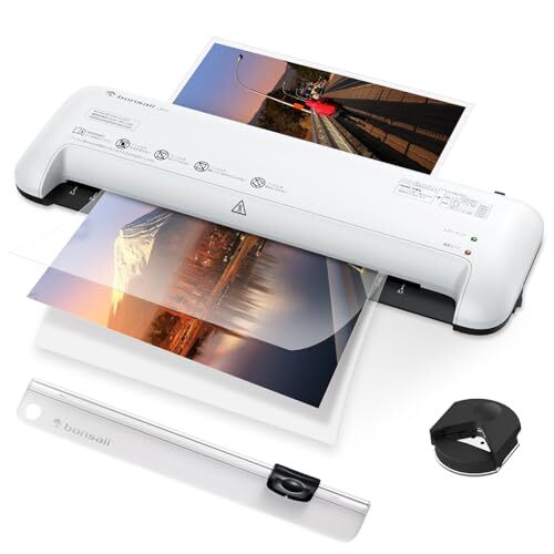 bonsaii ラミネーター A3/A4/B5/はがき/名刺サイズ対応 80/100μmフィルム対応 ウォームアップ時間3　r.h
