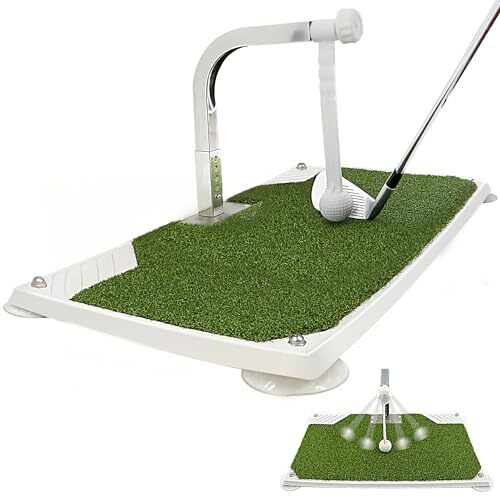 ゴルフ練習器具 スイング 練習 マット ゴルフスイングトレーナー ゴルフ練習 高さ5段階調節 室内 家庭用ゴルフクラブ練習 r.h