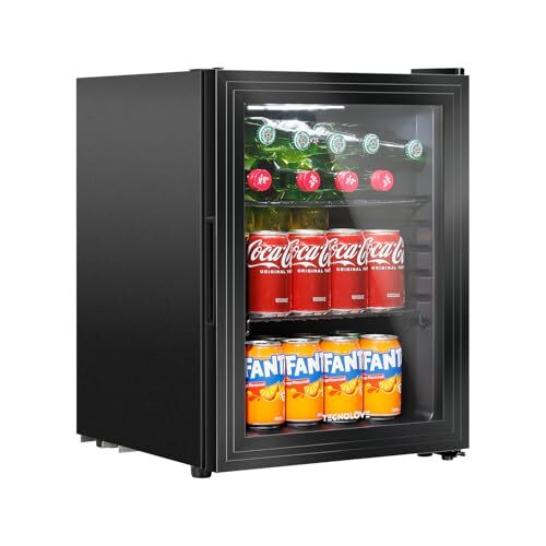 冷蔵庫 35L コンプレッサー式 1～15℃ ドリンク用 直冷式 幅40㎝ 自動霜取り 左右開き 庫内灯付き コンパクト r.h