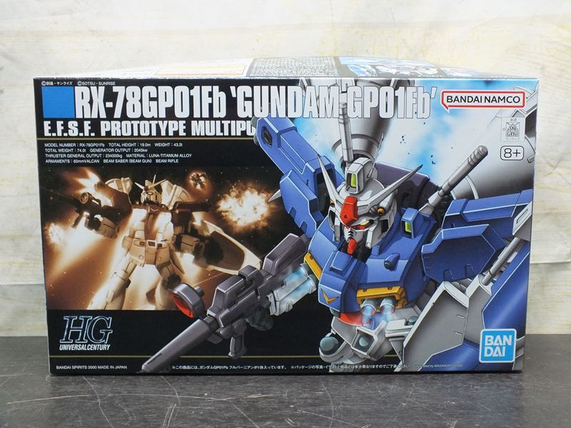【風】 BANDAI バンダイ HG 1/144 RX-78GP01fb ガンダムGP01fb フルバーニアン 未組立