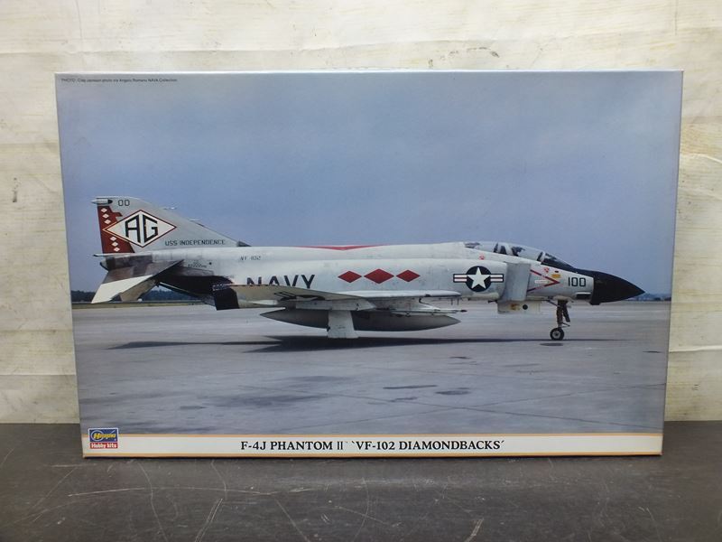 【風】 ハセガワ 1/48 F-4J ファントム Ⅱ VF-102 ダイアモンドバックス 未組立