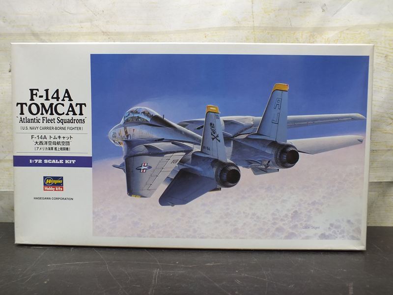 【風】 ハセガワ 1/72 F-14A トムキャット 大西洋空母航空団 未組立