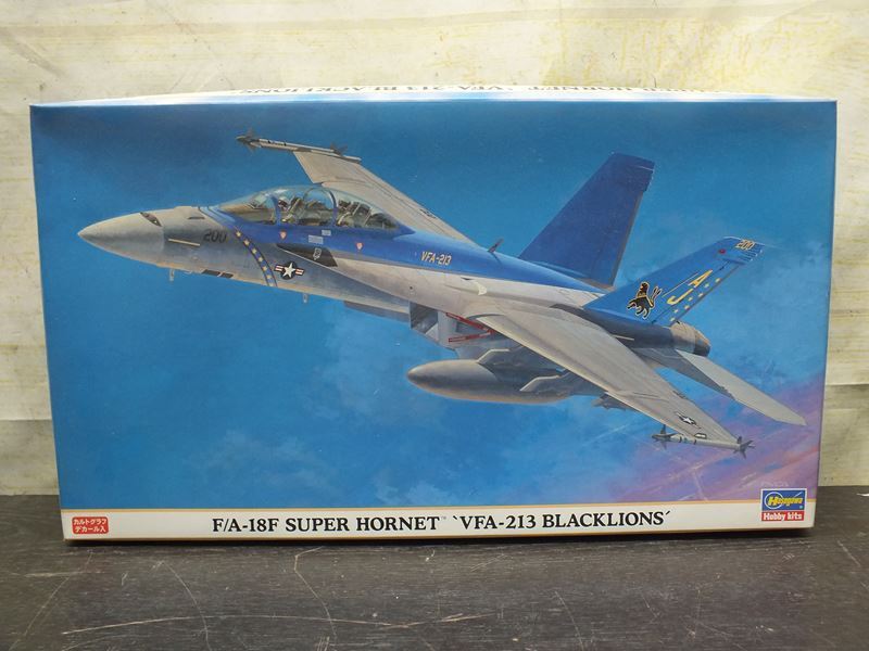 【風】 ハセガワ 1/72 F/A スーパー ホーネット VFA-213 ブラックライオンズ 未組立