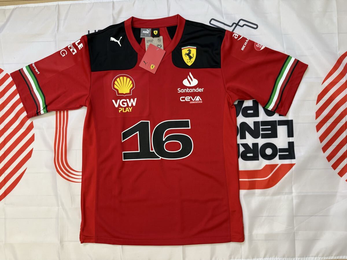【F1チーム支給品】スクーデリアフェラーリ2023年CL本人用オースティンシャツ
