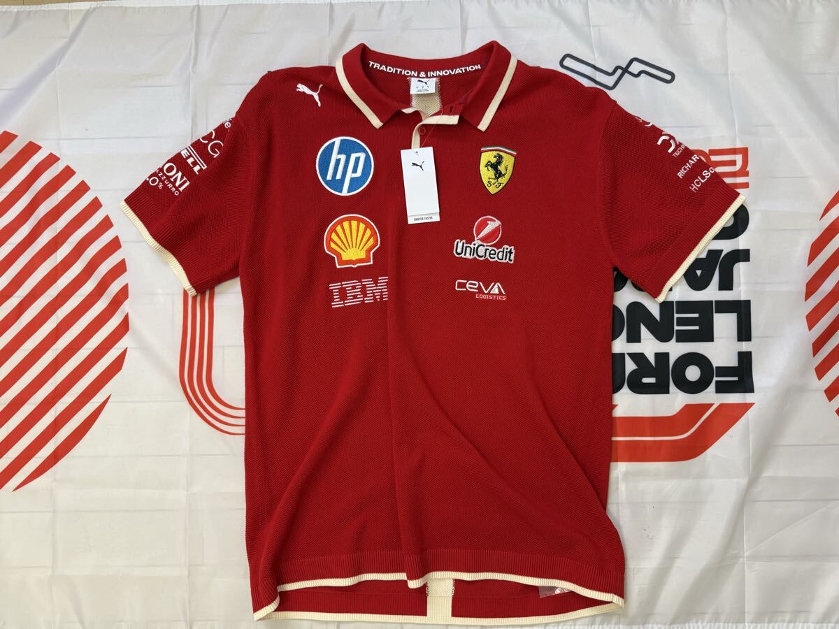 【F1チーム支給品】2025年フェラーリ中国GP限定ドライバー用ポロシャツ