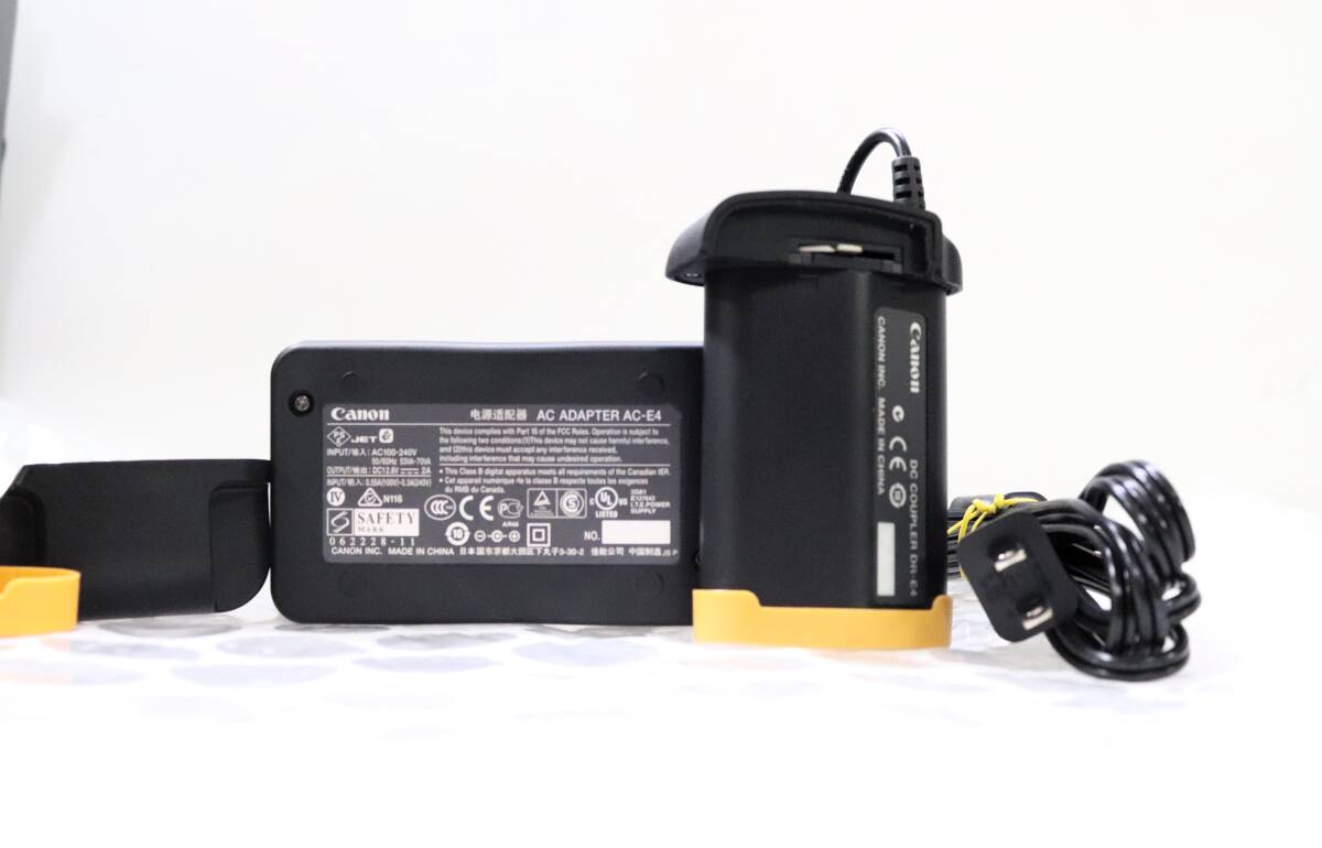 [極上美品] Canon キャノン ACアダプターキット ACK-E4 (AC-E4 & DR-E4) 【動作確認済み】