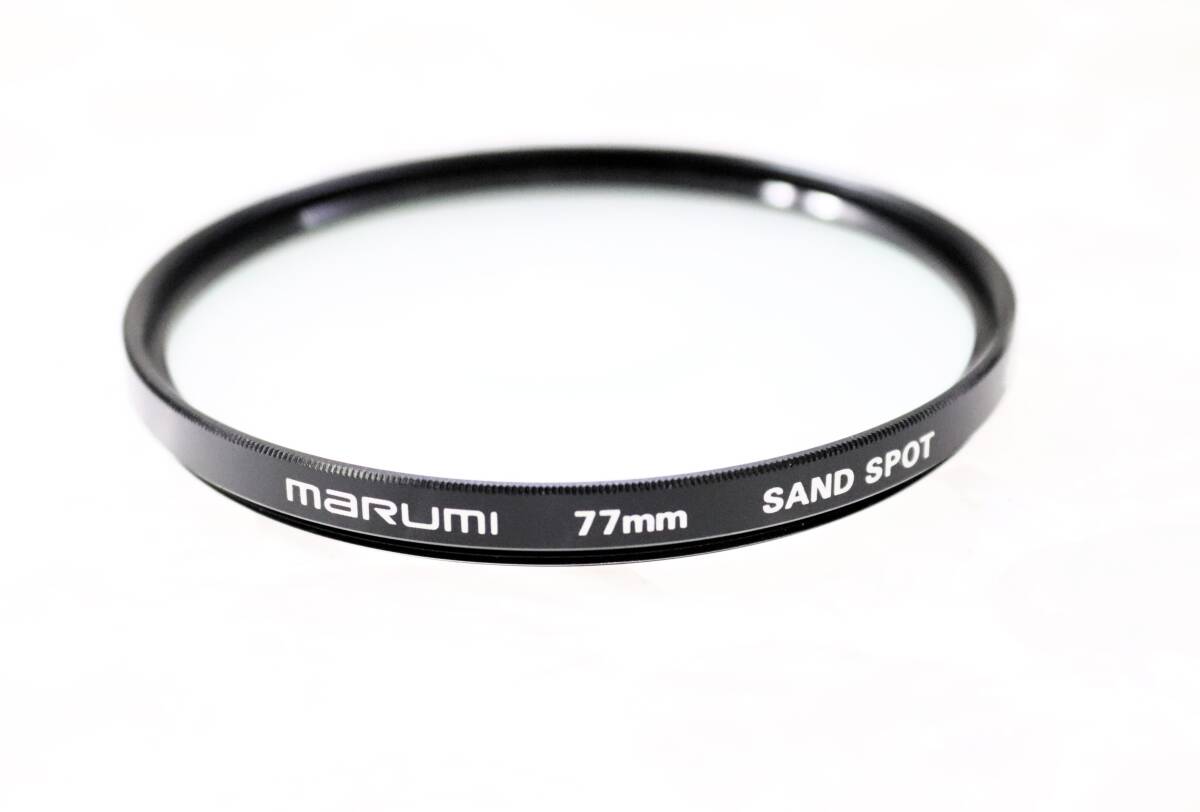 【超希少/コレクション級】 MARUMI SAND SPOT 77mm 大口径 サンドスポット 特殊効果 フィルター 当時物 日本製 JAPAN hk004