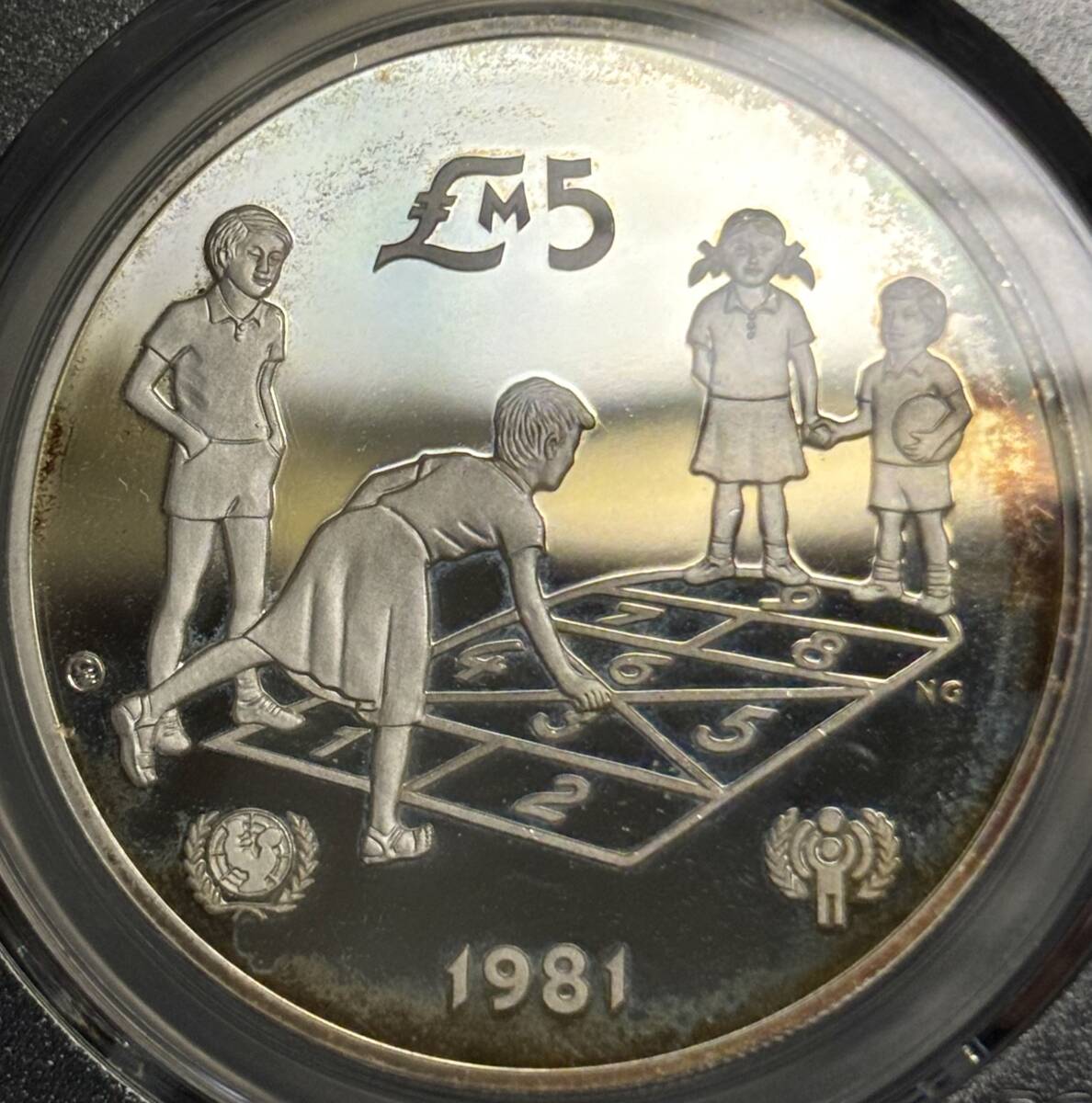 【マルタ大型銀貨】(PCGS-PR66DCAM 1981年)