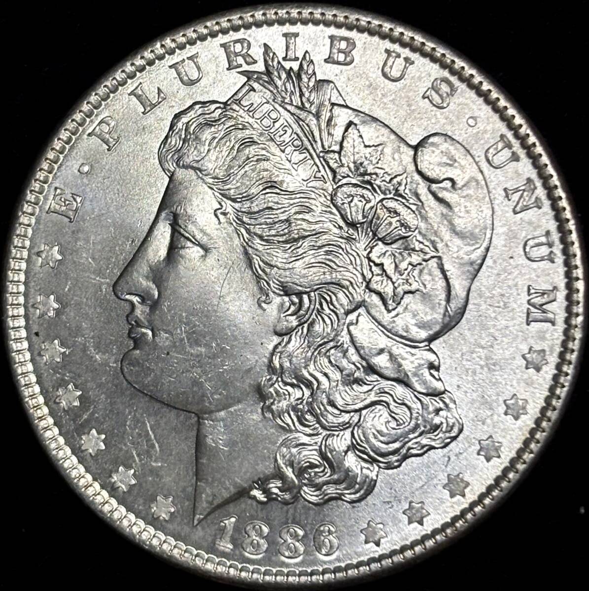 【アメリカ大型銀貨】(モルガン 1886年銘 26.7g 直径38mm)