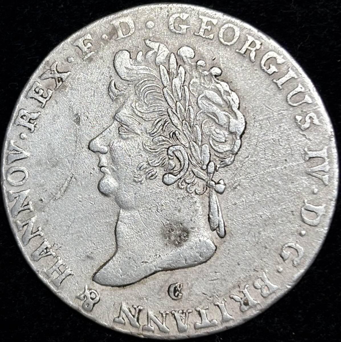 【ドイツ銀貨】(1827年銘 13.1g 直径33.5mm)