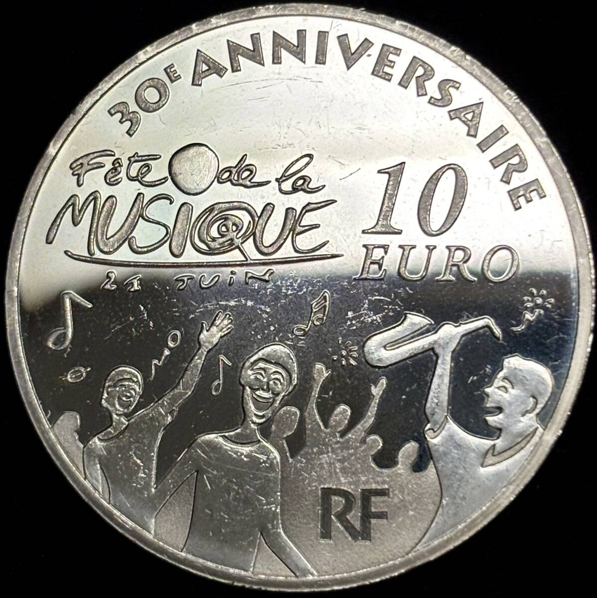 【フランス大型銀貨】(2011年銘 22.2g 直径37mm プルーフ)
