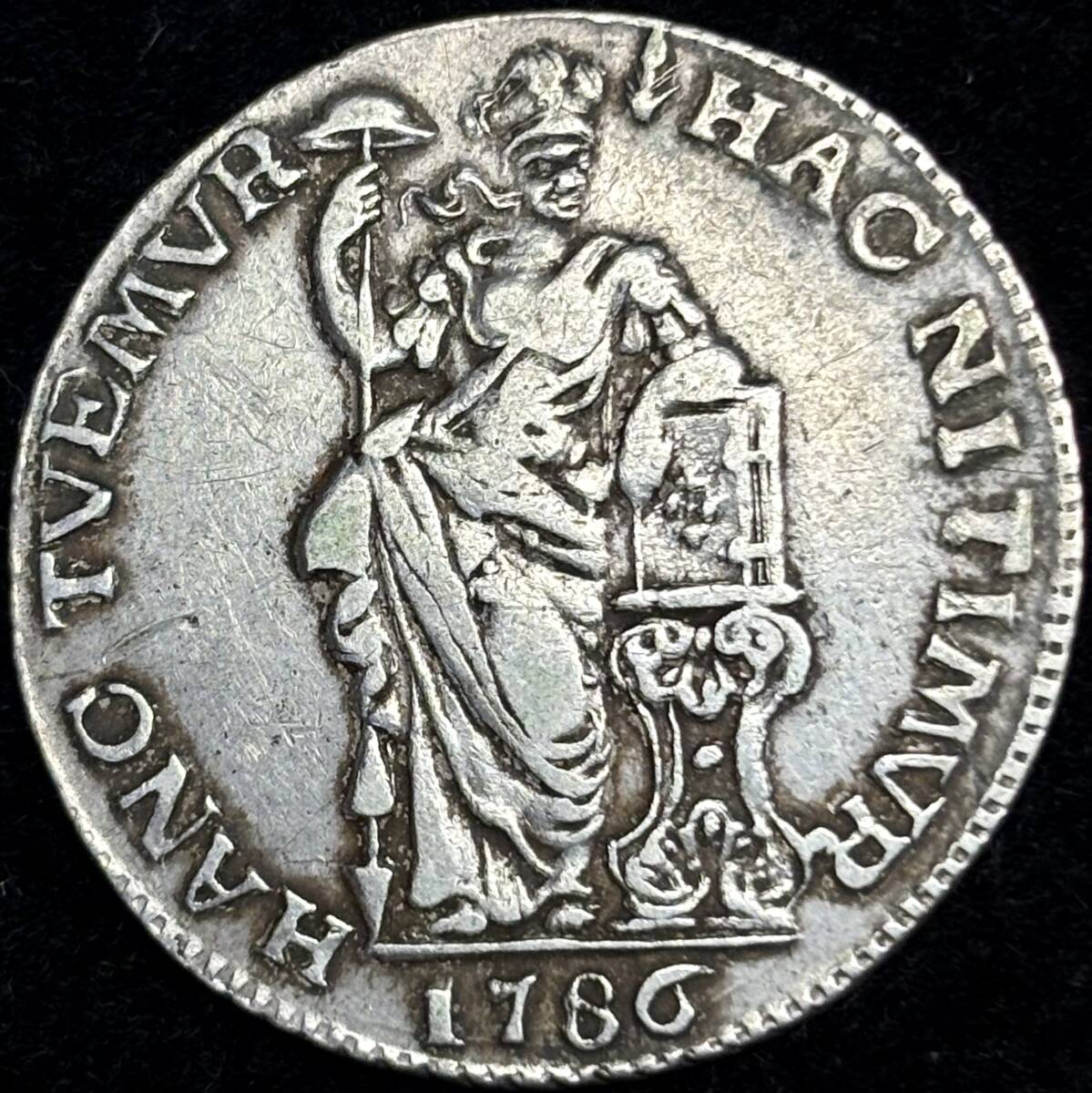 【オランダ銀貨】(1786年銘 10.4g 直径31mm)