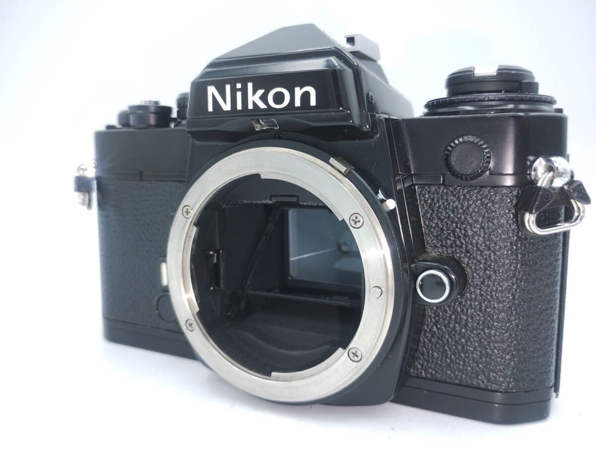 【完動品 美品】NIKON FE ブラック ボディ フィルムカメラ