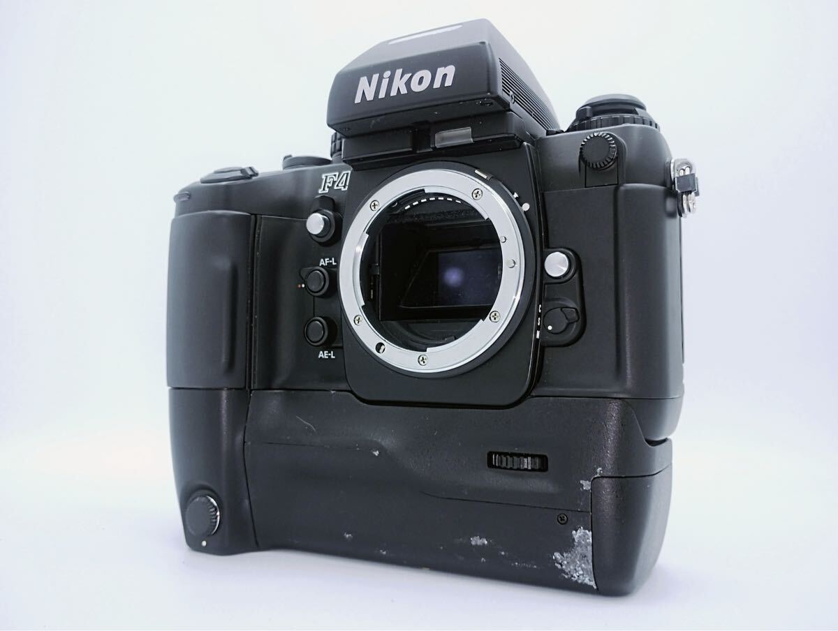 【完動品】Nikon F4E バッテリーグリップ付 難あり フィルム一眼レフカメラ MB-23