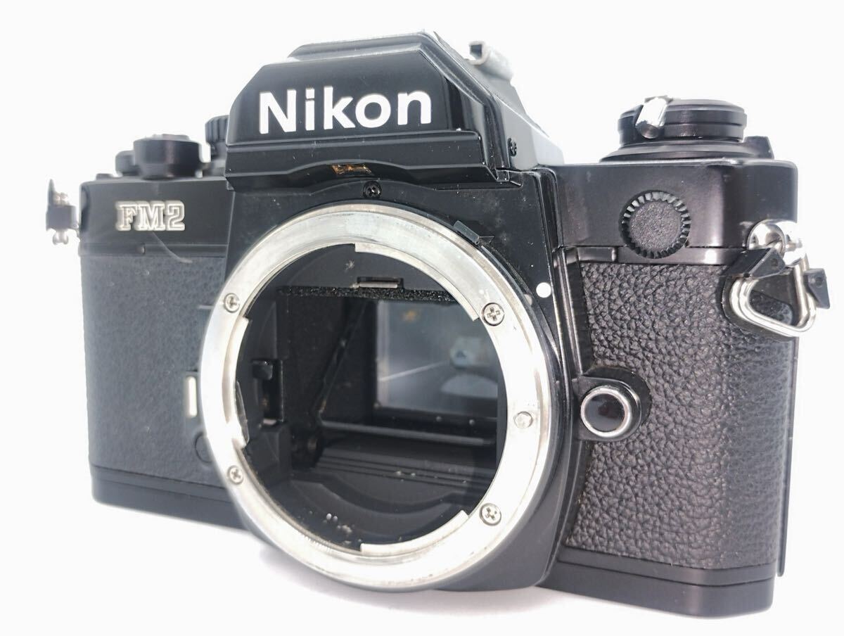 Nikon New FM2 ブラック 露出計不動 実用品 フィルムカメラ ボディ ブラック